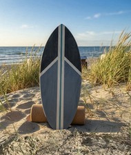 Handgemachtes Balance Board inkl. Bodenständer / Korkrolle/BIG PACK woodybalance