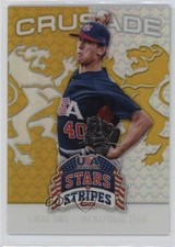 2015 Panini Stars and Stripes Crusade Gold 12/25 Lucas Sims #66 1cg0