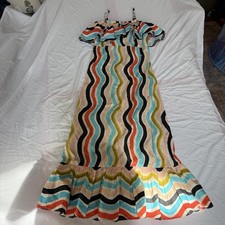 Farm Rio Maxi Dress Anthropologie Multicolor, Size S NWT spring