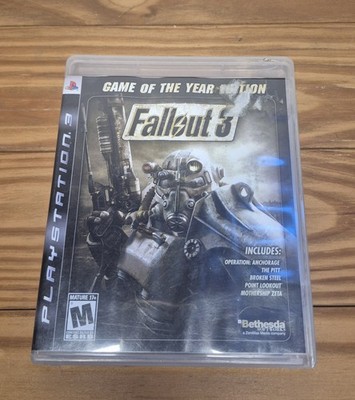 PS3  ''FALLOUT 3'' Game of the Year Edition  - Tested - Complete