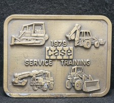 XA11119 VINTAGE 1979 CASE SERVICE TRAINING EQUIPMENT COMPANY BELT BUCKLE