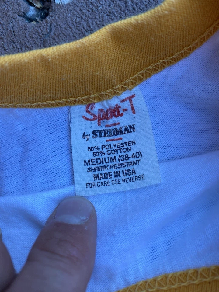 Vintage Raglan 4H Shirt 70s Medium Horse Horsebowl Western Rodeo Cowgirl - Image 3 of 4