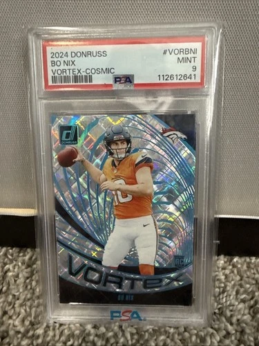 2024 Donruss Vortex-Cosmic BO NIX  56/100 PSA 9 Mint RC LOW POP