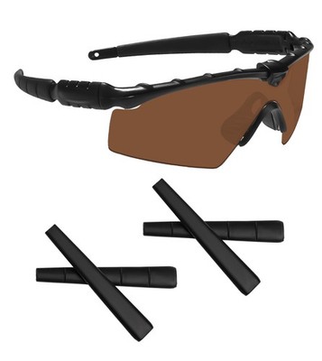 Black Replacement Ear Socks for Oakley Si M Frame 2.0 Non-Slip Frame