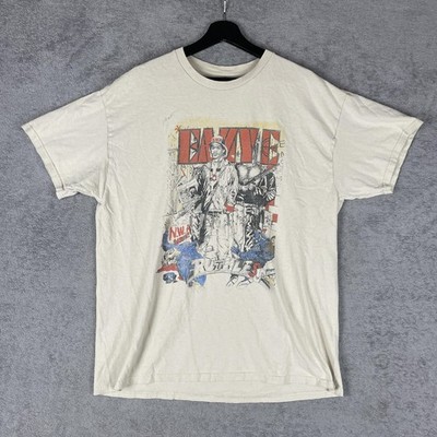Eazy-E Shirt Mens XL Off White Graphic Tee NWA Ruthless Records Rap Hip Hop