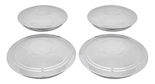 Jegs Police Flat Wheel Center Caps Fits Oe Aftermarket Chevy Corvette Rally