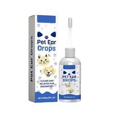 Ear Drops for Dog and Cat Ear Mites Removal Drops 60ml C5R6 H9L9 Q8Z2