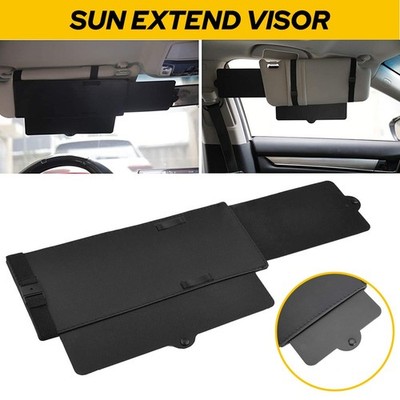 Car Sun Visor Extension Extender Shield Front Side Shade Anti-Glare Sun Visor EA