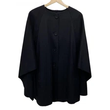 Auth LANVIN - Black Women's Poncho