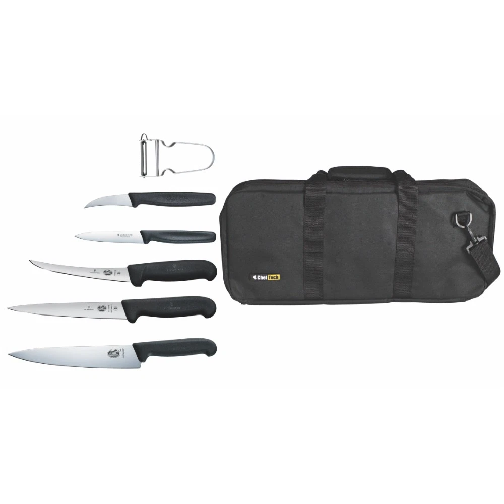 Victorinox 7pc Apprentice Hospitality Knife Set Chef Black Knife Roll Knives Coo
Opens in a new wind