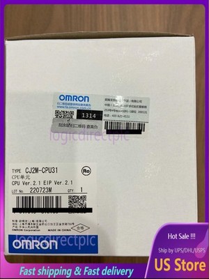 New OMRON CJ2M-CPU31 PLC Module CJ2MCPU31 CPU Unit In Box  US Free TAX