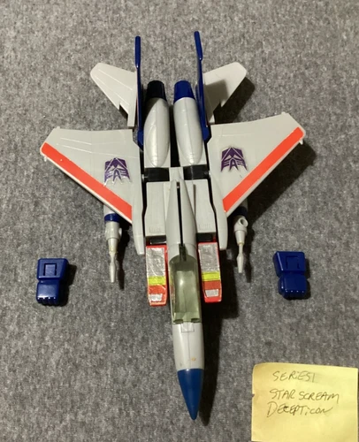 Transformers G1  Starscream Robot & Weapons & Parts Lot Decepticon, Vintage
