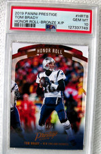 2019 PRESTIGE TOM BRADY HONOR ROLL-BRONZE X/P SSP /25 PSA GEM MINT 10