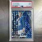 2025 Mosaic Jaxson Dart RC Reactive Blue PSA 9 Giants Rookie