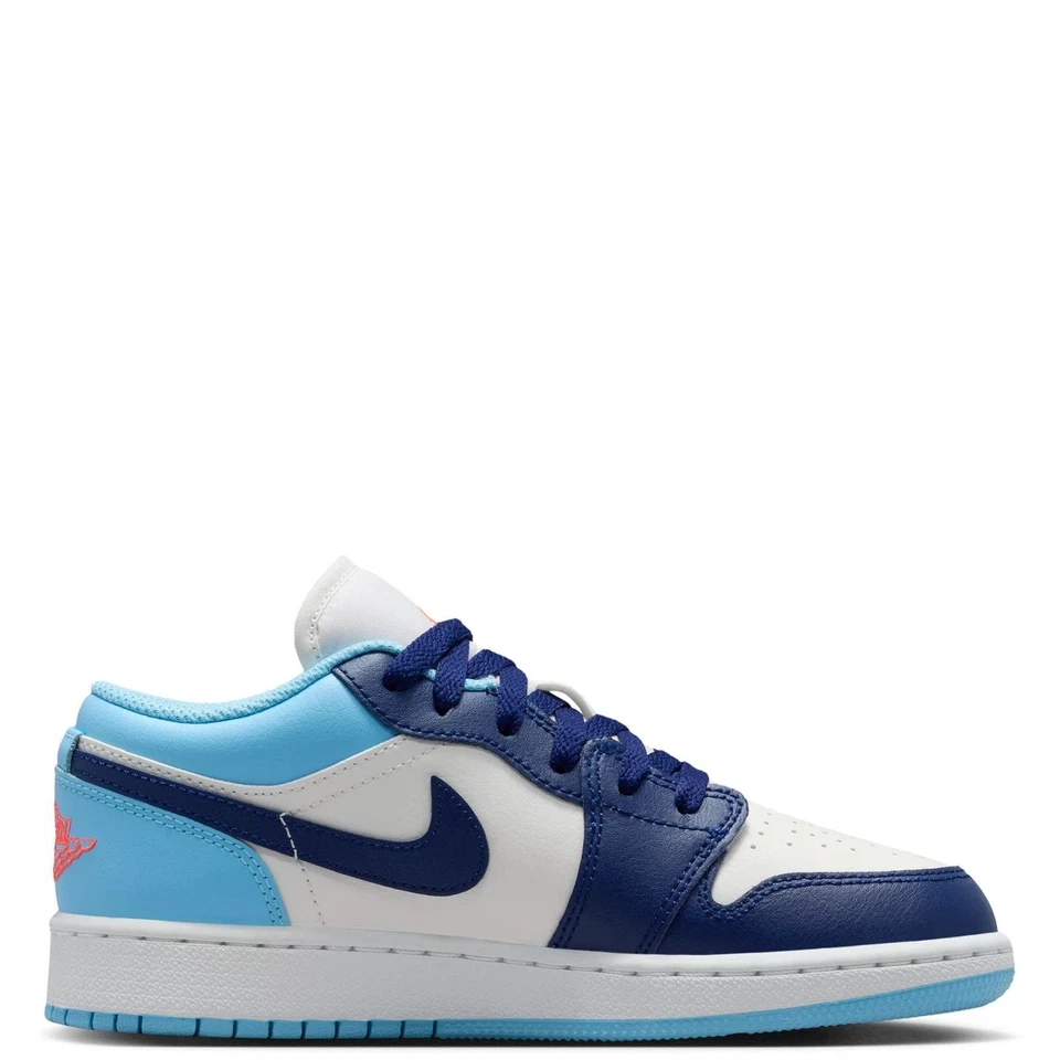 Nike Air Jordan 1 Low Sail Azul Vacío Azul Frío UNC Tenis 553560-149 Talla Foto 2 de 4