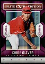 2014 Status Chris Oliver Rookie /200 Philadelphia Phillies #49 Parallel