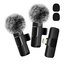 Mini Wireless Lavalier Microphone Mic Phone For Iphone Type C Recording Vlog