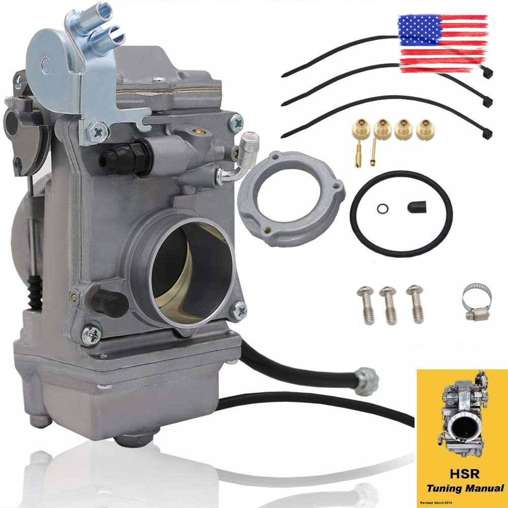 For Mikuni HSR42mm HSR TM42-6 42mm Carb Carburetor Harley Evo