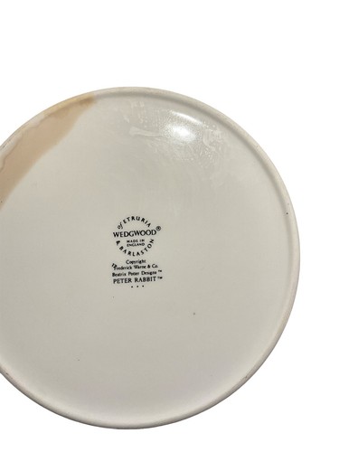 Wedgwood of Etruria & Barlaston Beatrix Potter Peter Coniglio Ciotola Cereali Inghilterra - Foto 4 di 4