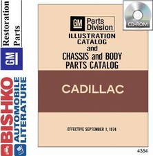 1970 1971 1972 1973 1974 1975 Cadillac Part Numbers Book List Cd Interchange Oem