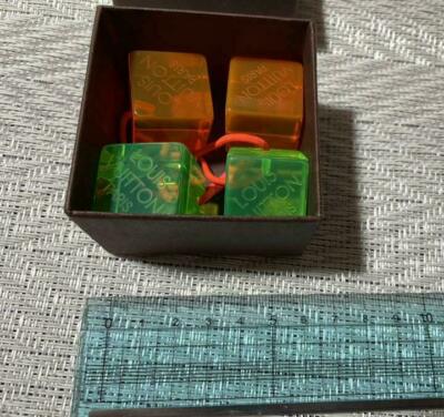 Louis Vuitton Hair Cubes. Comes with Louis Vuitton box. Authentic. Authentic Louis Vuitton Monogram Inclusion Resin Hair Cube  main image 4