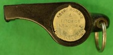 "Abercrombie  Fitch c1930s The Acme Thunderer Bakelite Whistle Made in England"