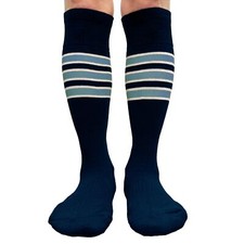 Couver Premium Like Tampa Bay Rays Style Striped Tube Knee High Sport Socks