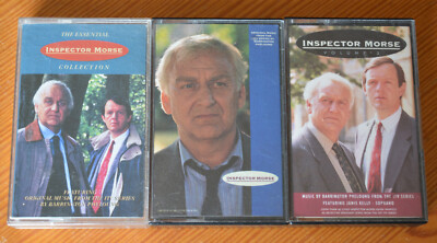 3 Musikkassetten INSPECTOR MORSE (Virgin) Music from the TV Series, MC Cassette