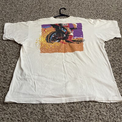 Vintage Marlboro Adventure Team Pocket Shirt XL 23x29 Dirt Bike