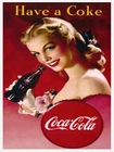 Have A Coke, Retro metal Sign vintage / man cave / Kitchen / Bar / Pub
