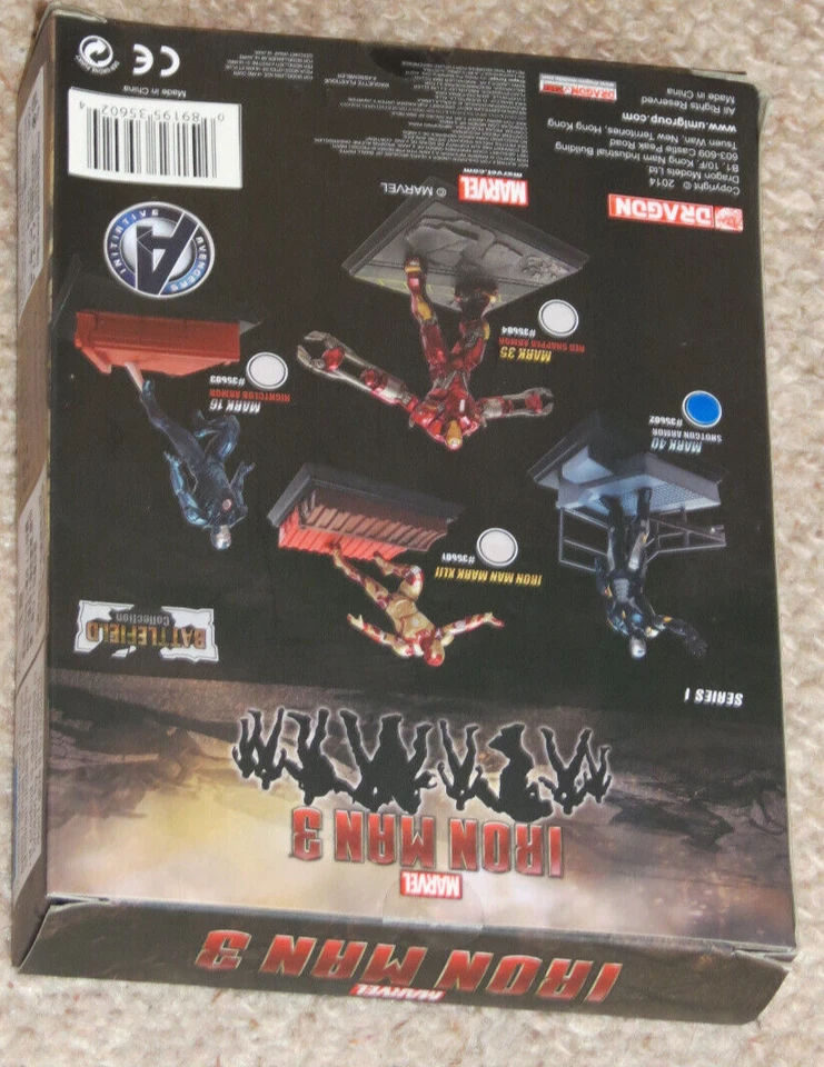 Iron Man 3 Mark 40 Dragon Model Battlefield Collection - Image 2 of 4