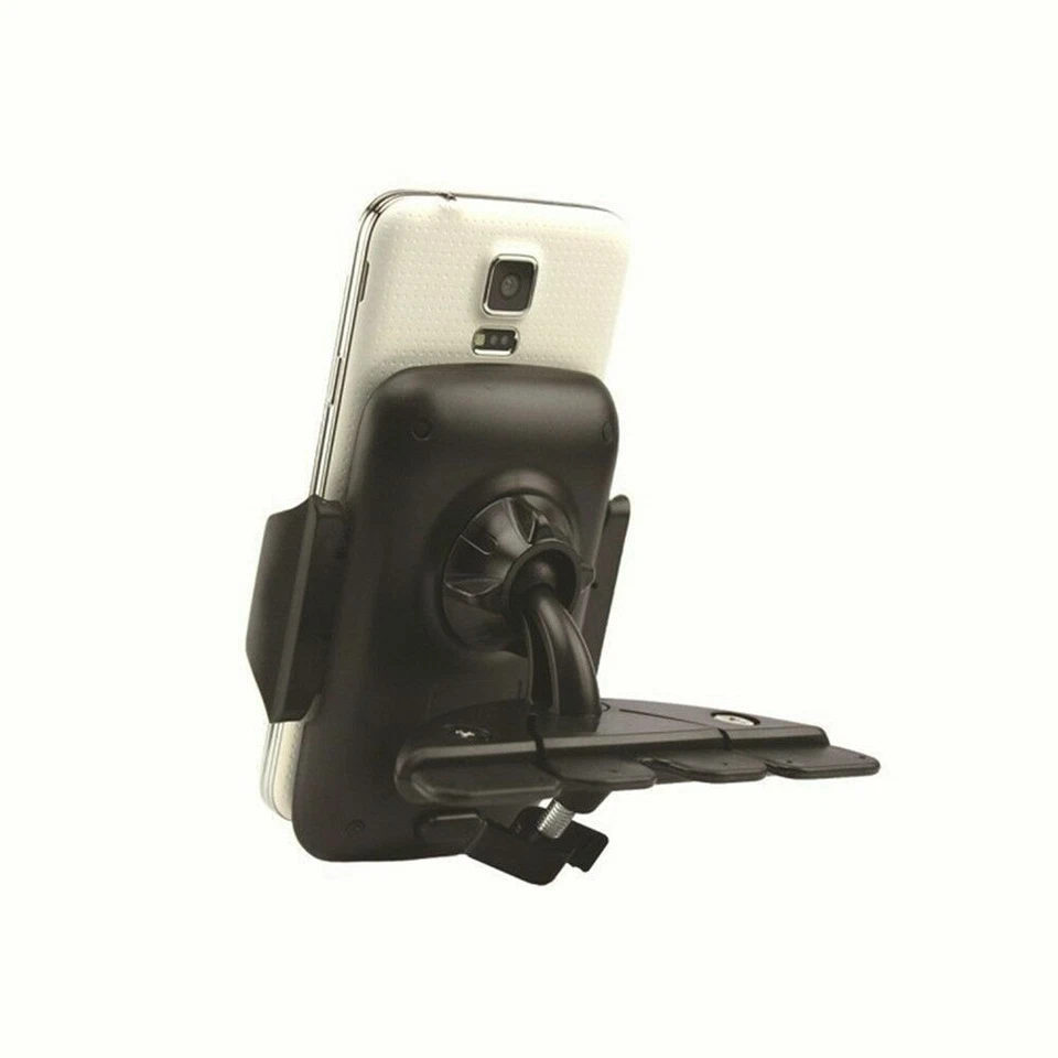 CD Slot Car Phone Holder Universal Cell Phone Car Mount for iPhone Samsung - Image 3 of 4