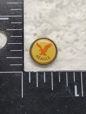 AEAGLE HAT LAPEL PIN PIN BACK USED (DD3095)