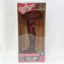 A Christmas Story Molded Leg Lamp Glass 18oz Red Glass Edition ICUP WARNER BRO
