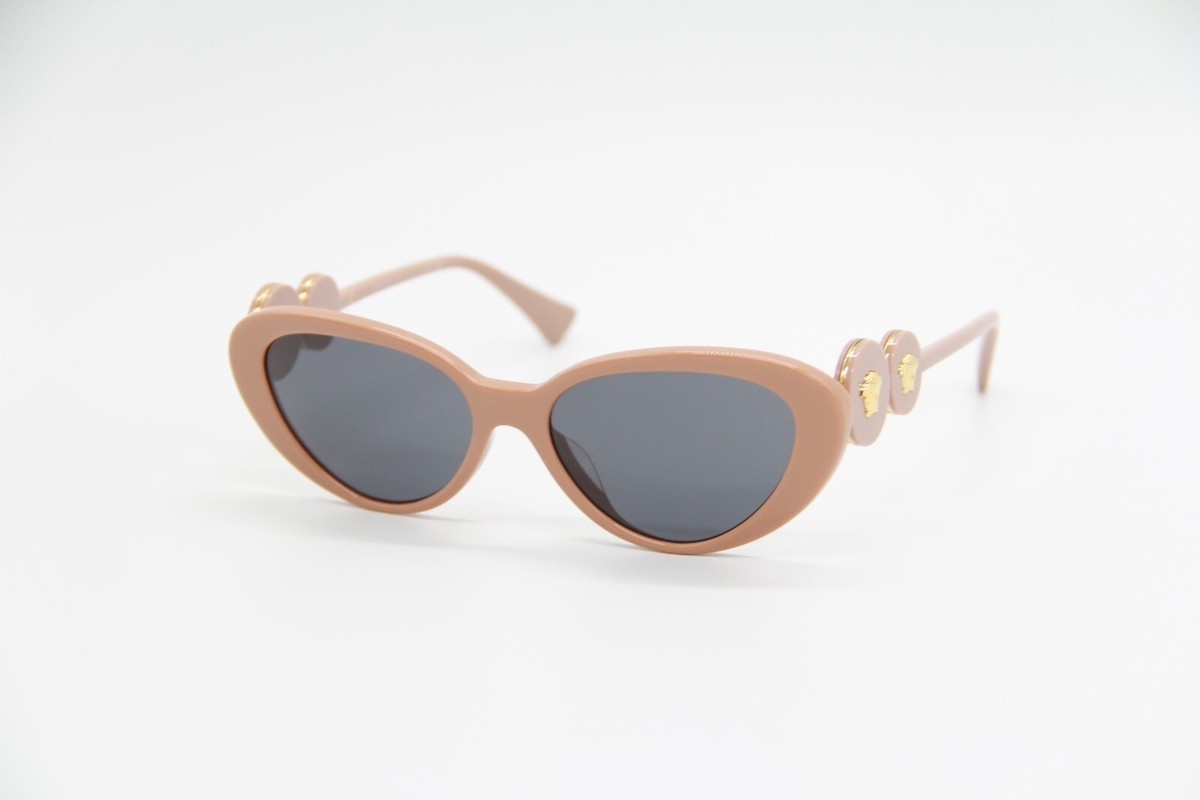 NEW Versace Beige Nude Cat Eye Sunglasses VE4433U Sunglasses Versace VE 4433U (GB1/87) VE4433U O4433U Woman  main image 4