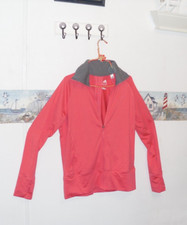 ADIDAS CLIMALITE ZIP FRONT WITH THUMB HOLES WORKOUT GEAR-TOP, JACKET, NWOT-L