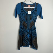 Flying Tomato Fit and Flare Sweater Dress-Short Sleeves-XS-NWT