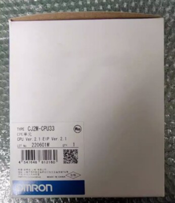 1PC New Omron CPU UNIT CJ2M-CPU33 PLC CJ2MCPU33 CPU