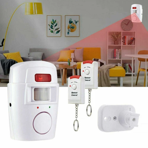 1-4X PIR Wireless Motion Sensor Alarm Remote Controls Home Shed Garage Security - Picture 10 of 24