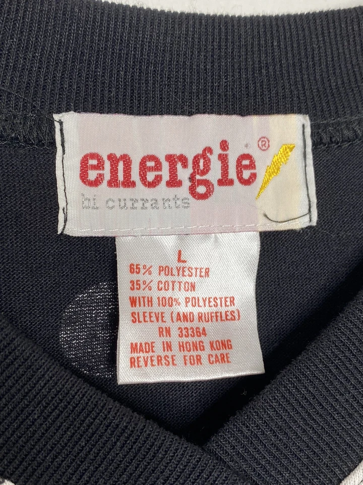 Винтажное платье-кукла ENERGIE BI CURRENTS 90-е в горошек с коротким рукавом размер L M2 - Изображение 3 из 4