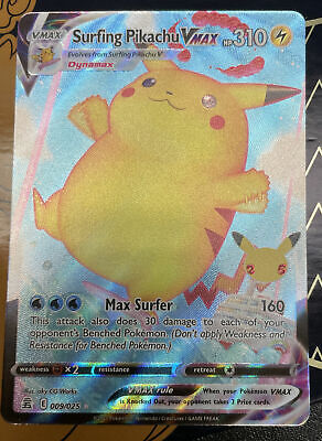 Surfing Pikachu VMAX - 9/25 - Ultra Rare