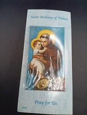 NIP Saint Anthony Of Padua Relic Medal & Prayer Card!