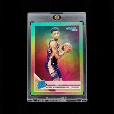 Nickeil Alexander-Walker RC - 2019-20 Donruss Rated Rookie Green Flood Holo #216