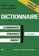 HERBST - Dictionary of Commercial Financial and Legal Terms / Diction - X555z