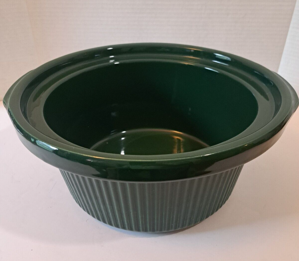 Vintage RIVAL 3355 Replacement Crock Pot Stoneware Insert 5 Quart eBay