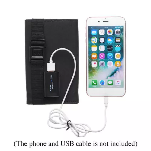 100W USB Solar Panel Folding Power Bank Outdoor Camping Hiking Phone Charger Kit - Picture 13 of 24