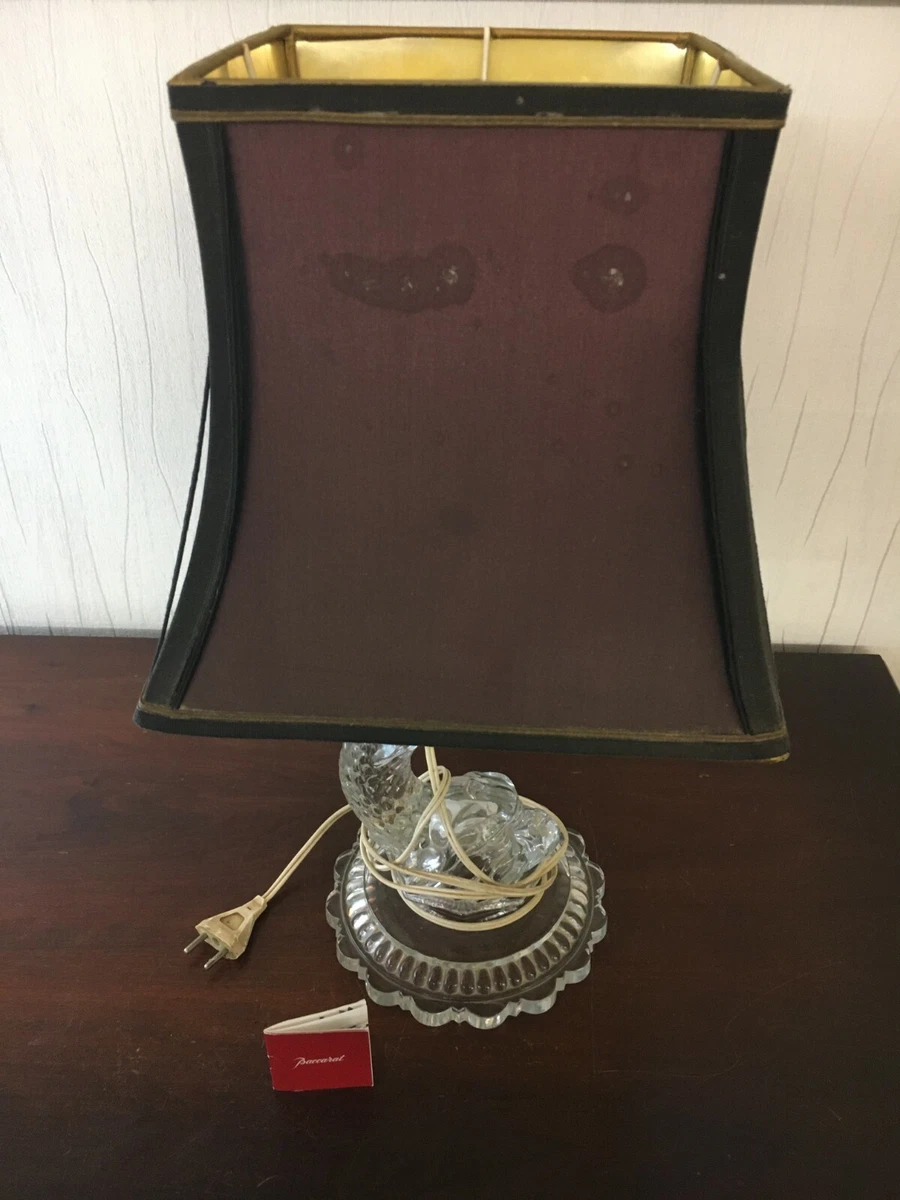 Lamp Dragon Fish IN Crystal Baccarat eBay