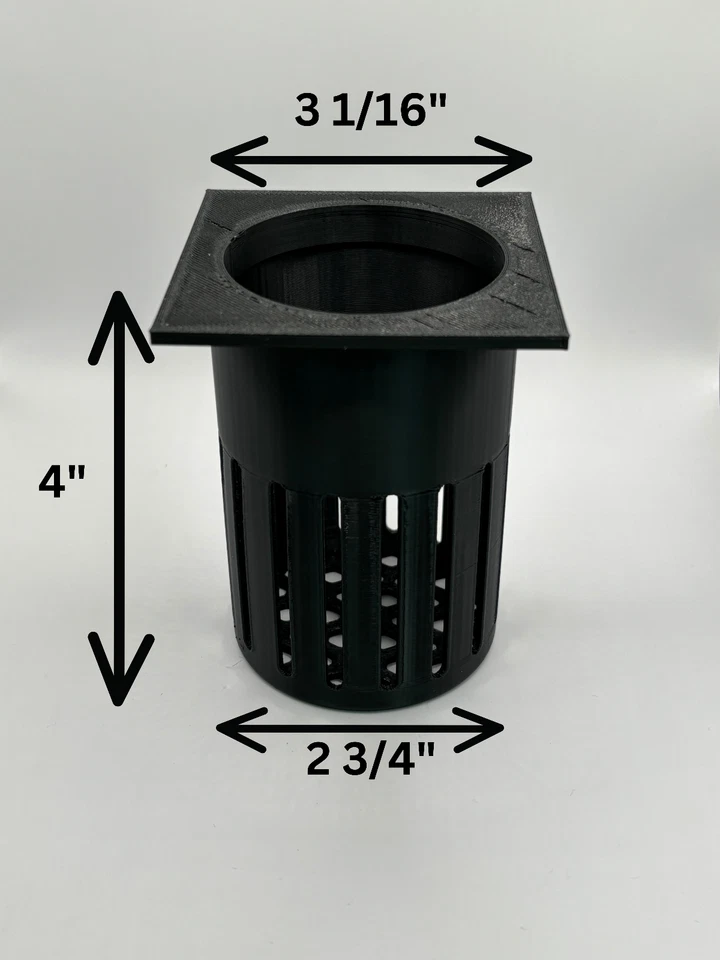 Waterbox filter media cup 2.75" 10 Cube, 15 Peninsula, 20 Cube, 25 3D Printed
