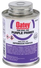 NEW OATEY 30755 FRESH CAN 4OZ PVC CPVC PIPE FITTING PURPLE PRIMER 6351100