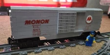Custom Train Monon 02 Boxcar -PLEASE READ ITEM DESCRIPTION-